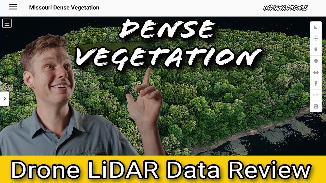 Drone LiDAR Date Review and Processing: Dense Vegetation