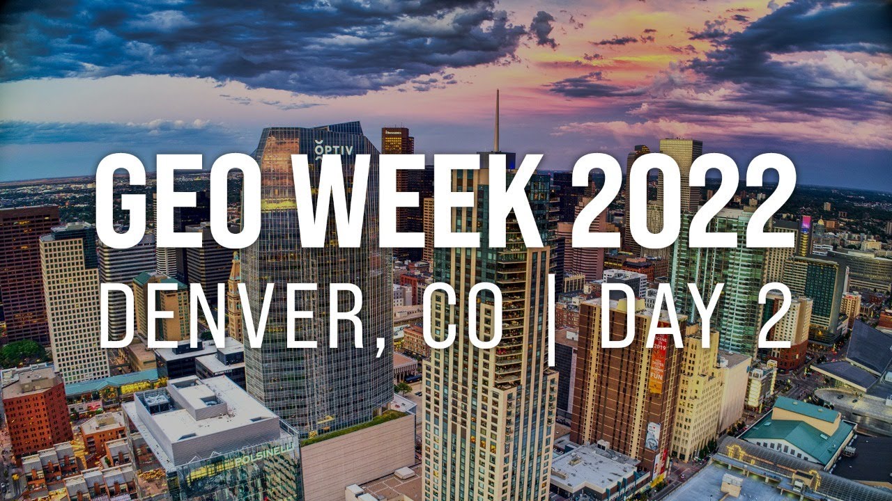 Geo Week 2022 Denver w/ Indiana Drones! (LIVE STREAM | DAY 2)